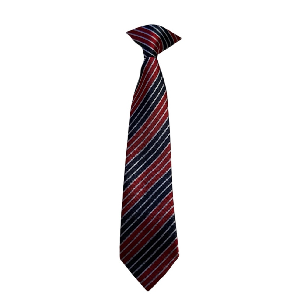 Boy’s Striped Red and Navy Tie